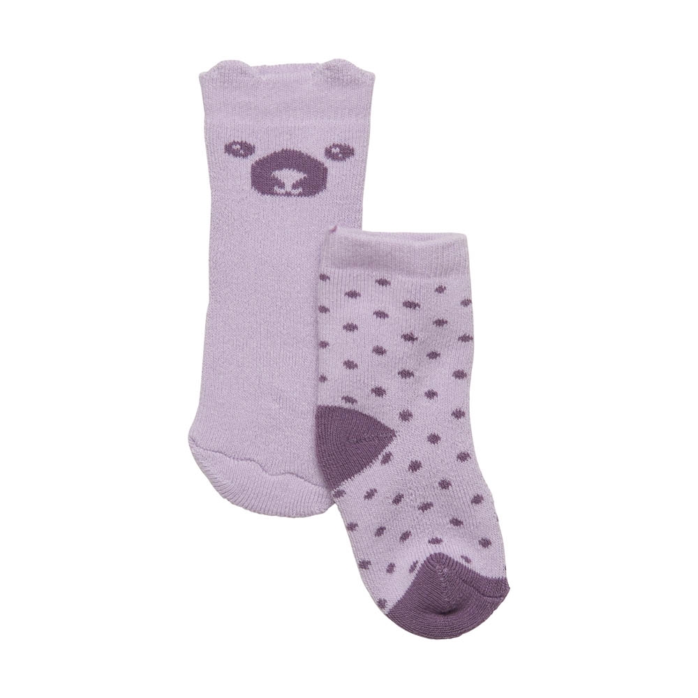 Minymo Baby sokker, Lavender Frost, 2-pak, Str. 11/14