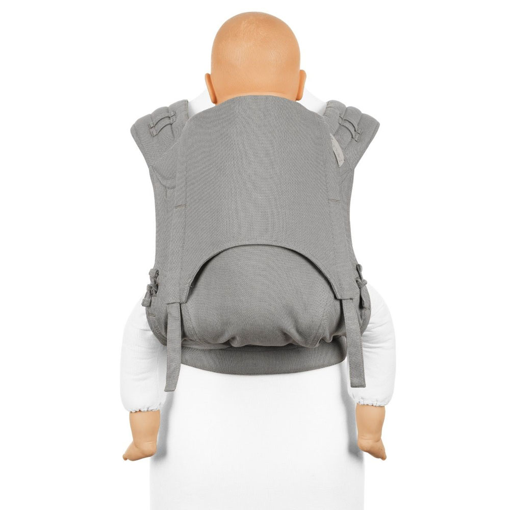 Fidella Flyclick Plus - Halfbuckle Bæresele - Chevron - Light Grey - Toddler