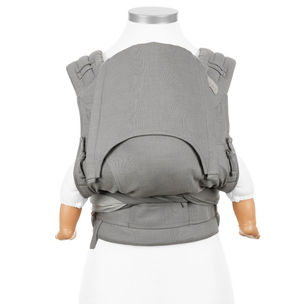 Fidella Flyclick Plus - Halfbuckle Bæresele - Chevron - Light Grey - Baby