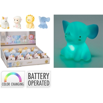 Natlampe med RGB lys, assorteret