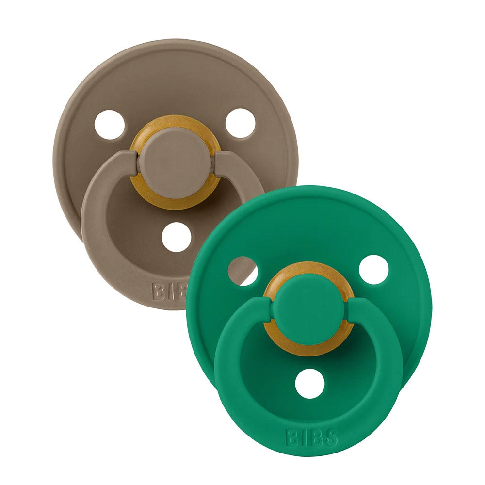 BIBS Colour 2 Pack Dark Oak/Evergreen