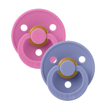 BIBS 2 Pak - Størrelse 2 - Bubblegum/Peri