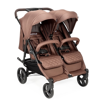 BabyTrold OS2 Søskendevogn, Chokolade