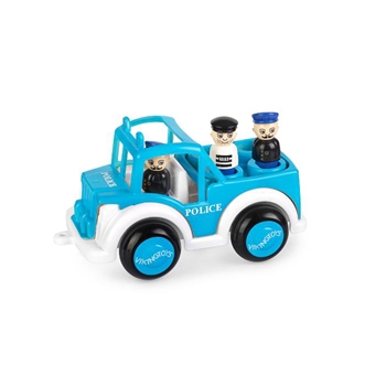 Jumbo politibil med 3 personer