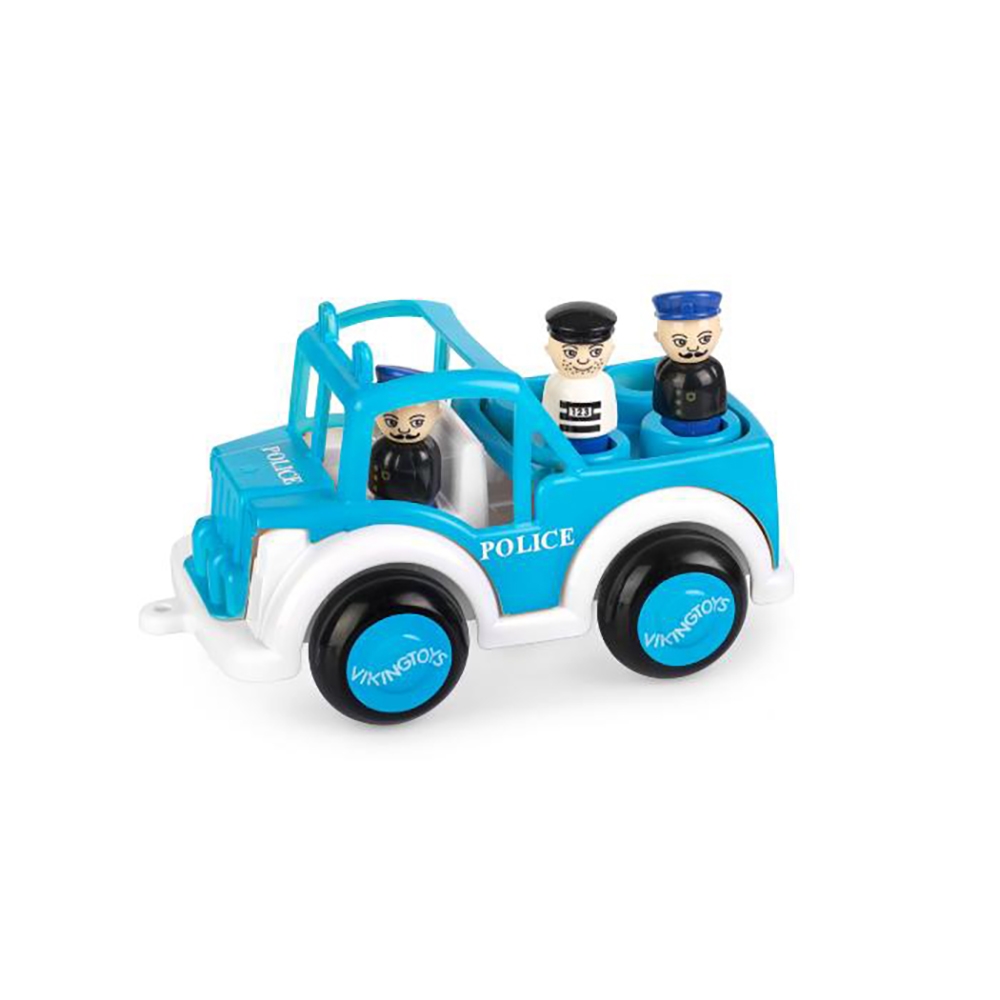 Jumbo politibil med 3 personer