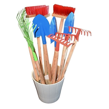 Haveredskaber træ/metal – 4 assorterede