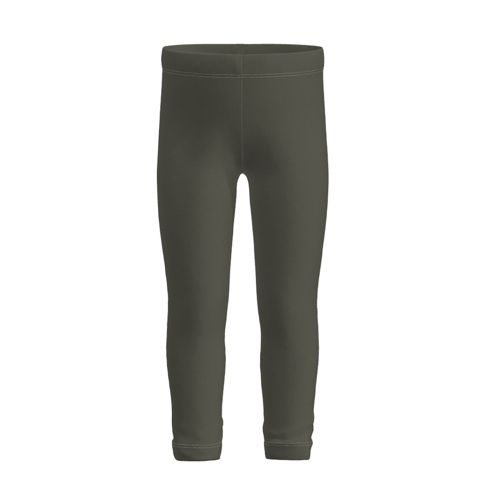 Name It Rib Leggings, Dusty Oliven, Str. 110