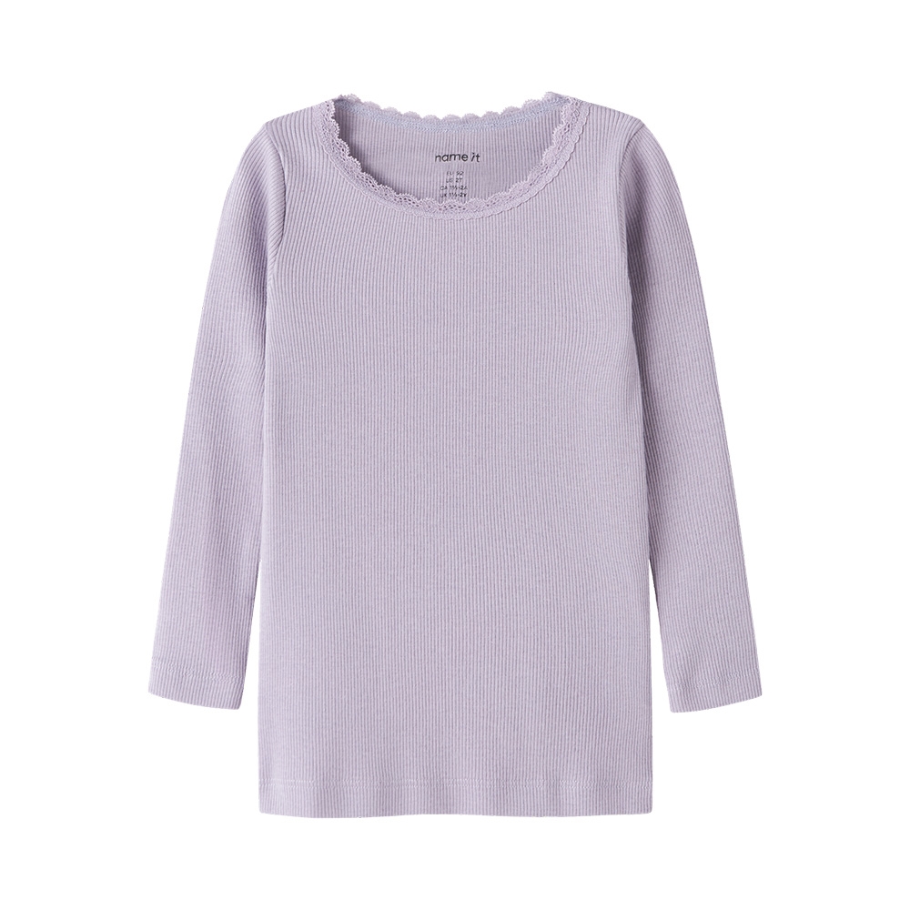 Name It - Nmfkab Ls Top Noos - Lavender Gray