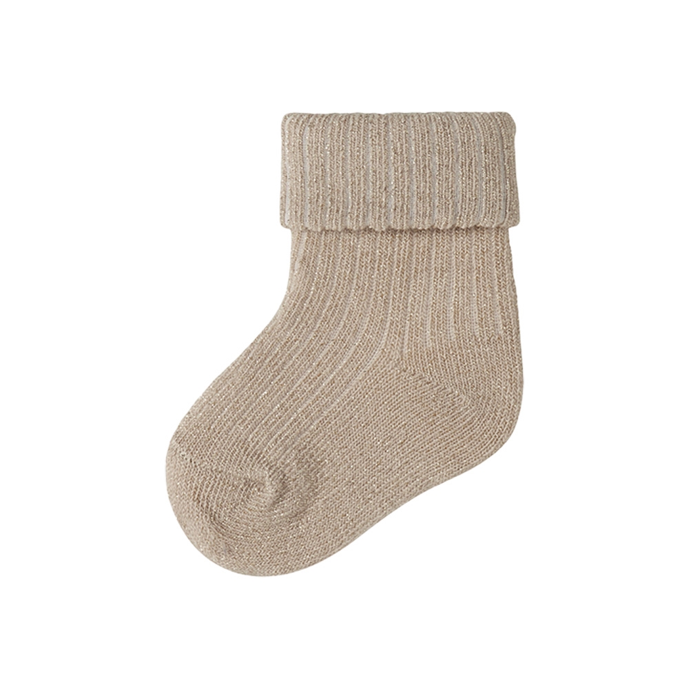 Name It - Nbfnobba Glitter Sock - Island Fossil