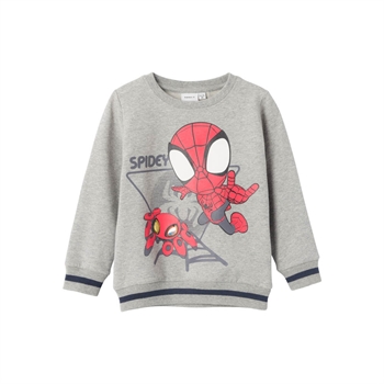 Name It Sweatshirt, Spidey, Grey Melange