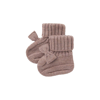 Name It - Nbfwrilla Wool Knit Slippers - Purple Dove