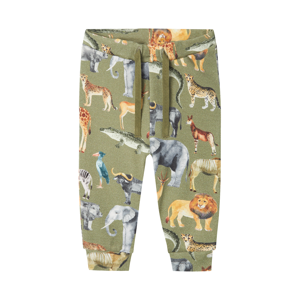 Name It Jasen Sweatpants, Oil Green, Str. 62