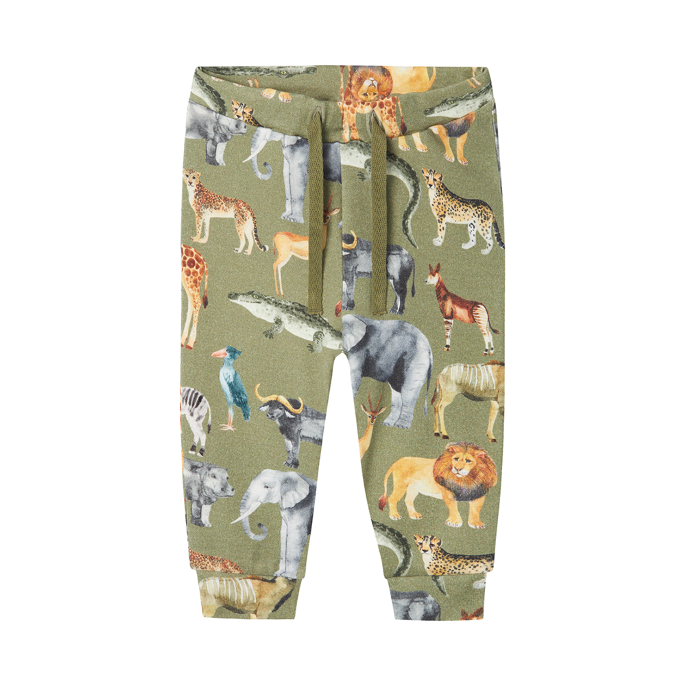 Name It Jasen Sweatpants, Oil Green, Str. 50