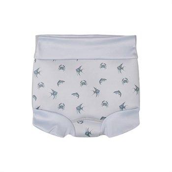 Lil' Atelier - Nbmfero Swim Brief W Shield Lil - Vapor Blue