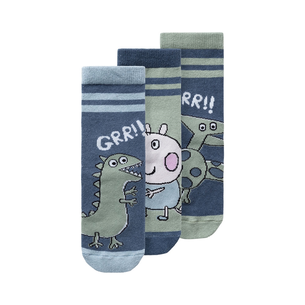 Name It - Nmmadinis Peppapig 3P Sock Cplg - Bering Sea