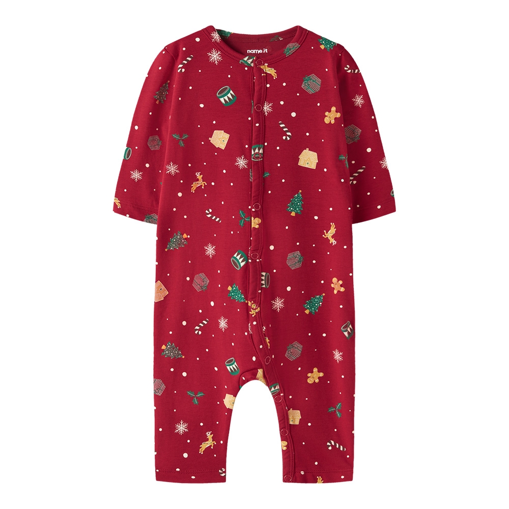 Name It - Nbnvismas Ls Nightsuit - Jester Red