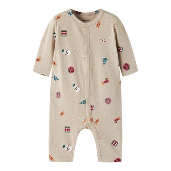 Name It - Nbnvismas Ls Nightsuit - Pure Cashmere