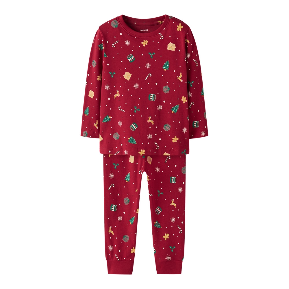 Name It - Nmnvismas Ls Nightset - Jester Red