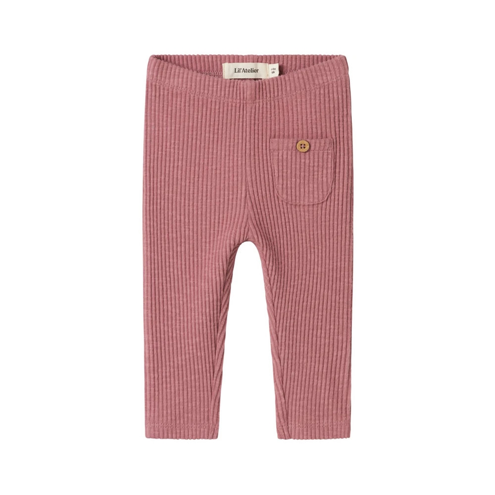 Lil' Atelier - Nbfraja Sky Slim Legging Lil - Nostalgia Rose