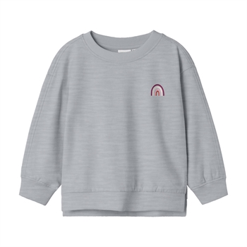 Name It - Nmfbiliva Ls Nreg Swe Bru Pb - Grey Melange