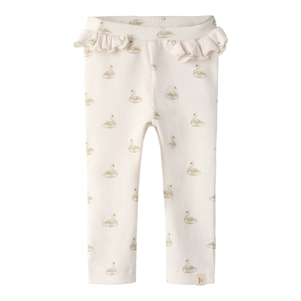 Lil\' Atelier - Nbfgavo Efi Slim Legging Lil Noos - Pastel Parchment