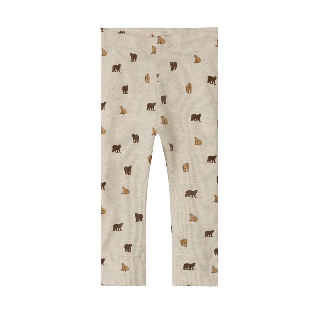 Name It - Nbmdabu  Xsl Legging - Peyote Melange str. 86