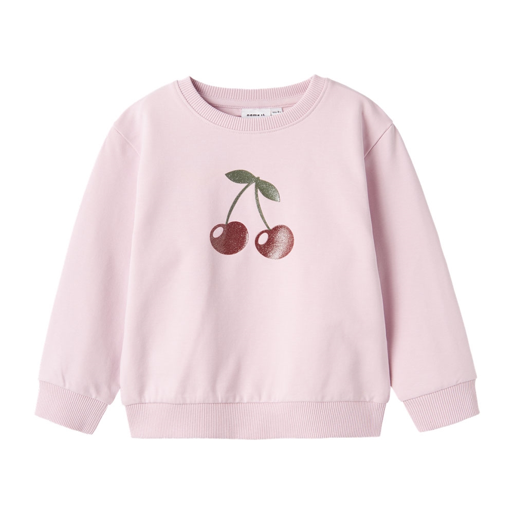Name It - Nmfbellos Nreg Ls Sweat Unb - Winsome Orchid