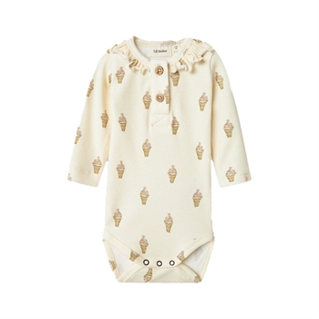 Lil' Atelier - Nbfgavo Emo Ls Slim Body Lil - Turtledove