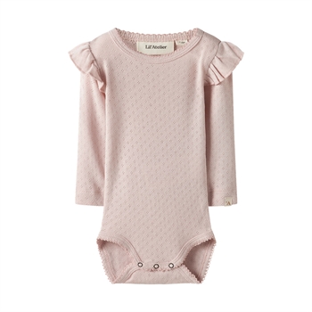 Lil' Atelier - Nbfrachel Nin Ls Slim Body Lil - Peach Whip
