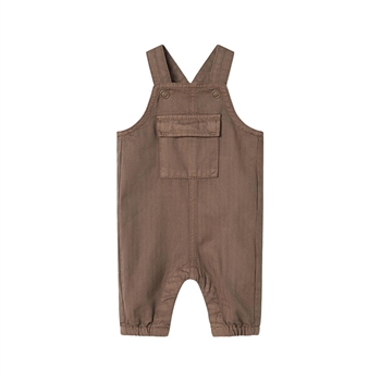 Name It - Nbmib Reg Bow Tap R Twi Overall - Walnut