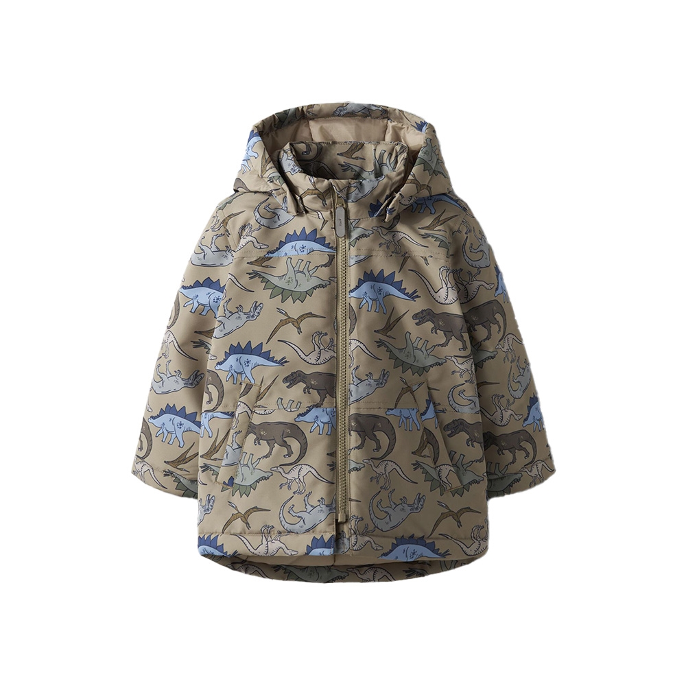Name It - Nmmmax Pa Jacket Aop Noos - Silver Mink/Dino