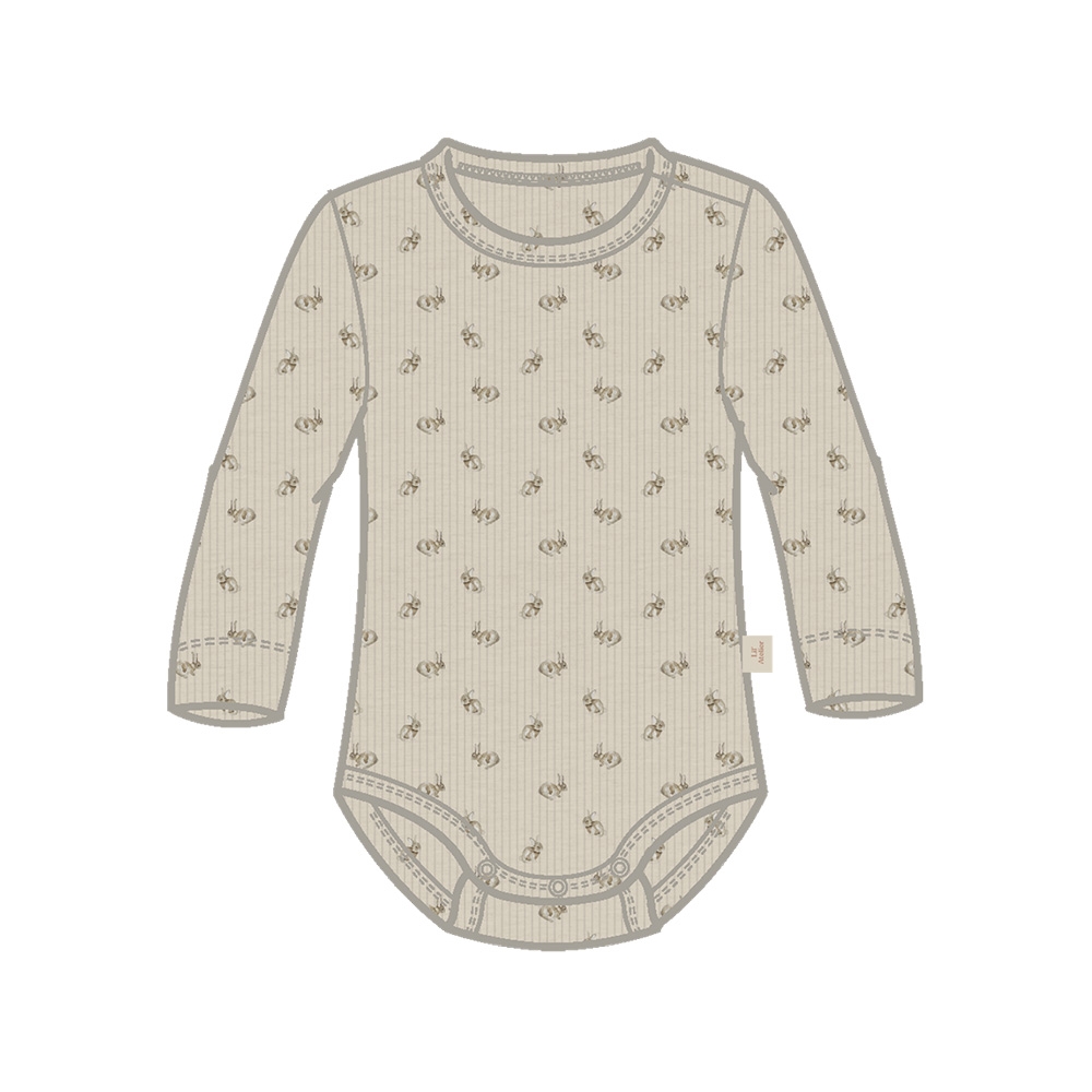 Lil\' Atelier - Nbnlavo Emo Ls Slim Body Lil - Turtledove