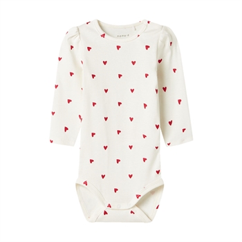 Name It - Nbfdheart Ls Body - Cloud Dancer