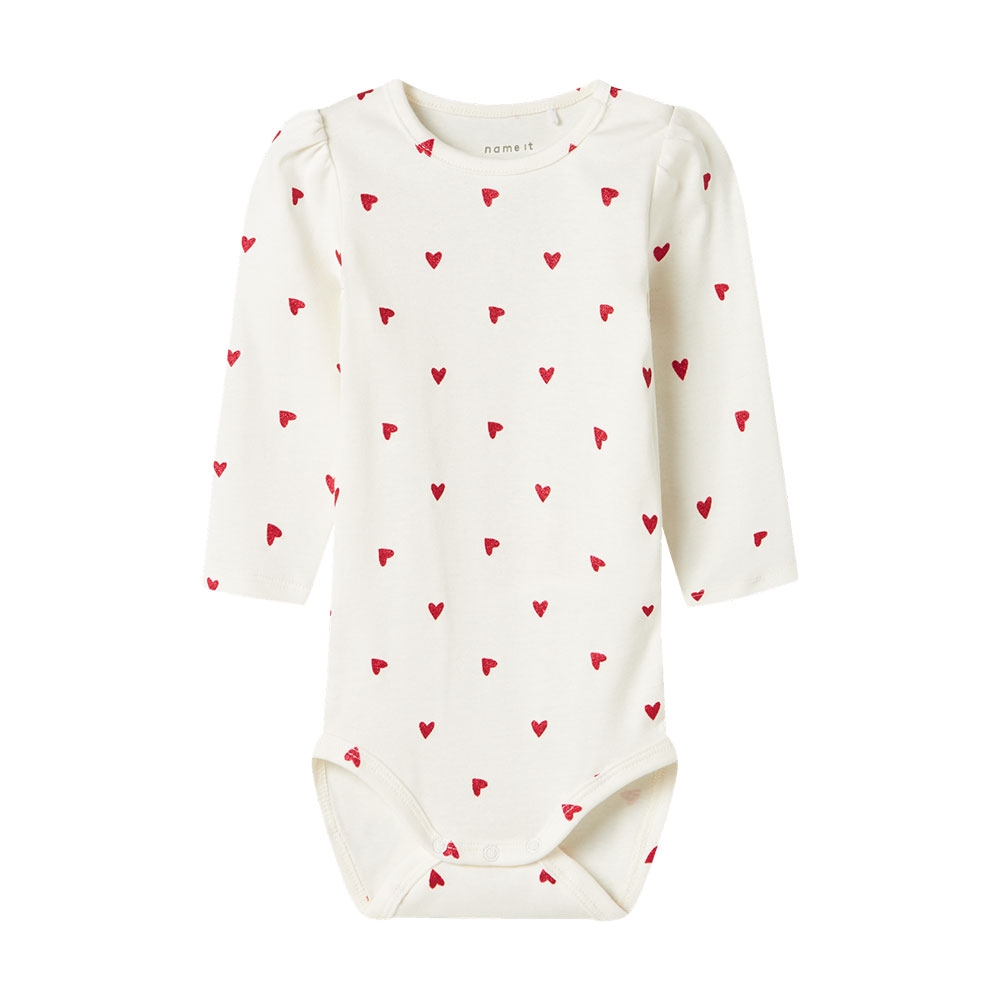 Name It - Nbfdheart Ls Body - Cloud Dancer