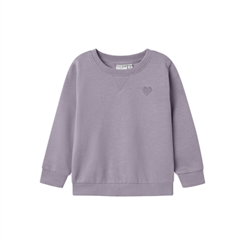 Name It - Nmfvima Ls Sweat Bru Noos - Lavender Gray