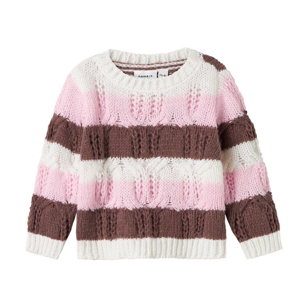 Name It - Nmfnibo Ls Knit - Peppercorn