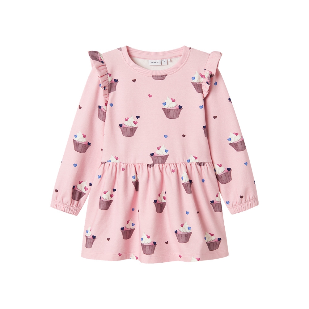 Name It - Nmfnaya Sweat Dress Bru - Sweet Dreams