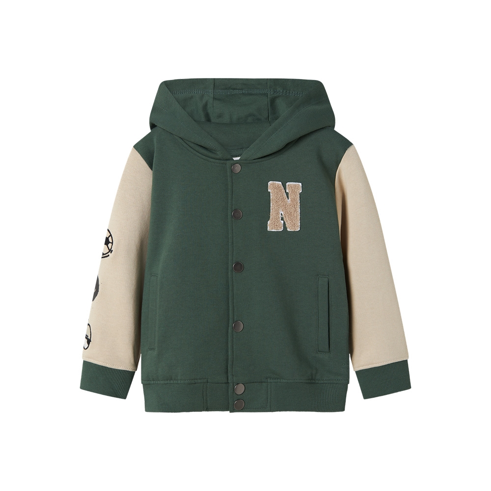 Name It - Nmmnyree Ls Nreg Sweat Card Bru - Garden Topiary