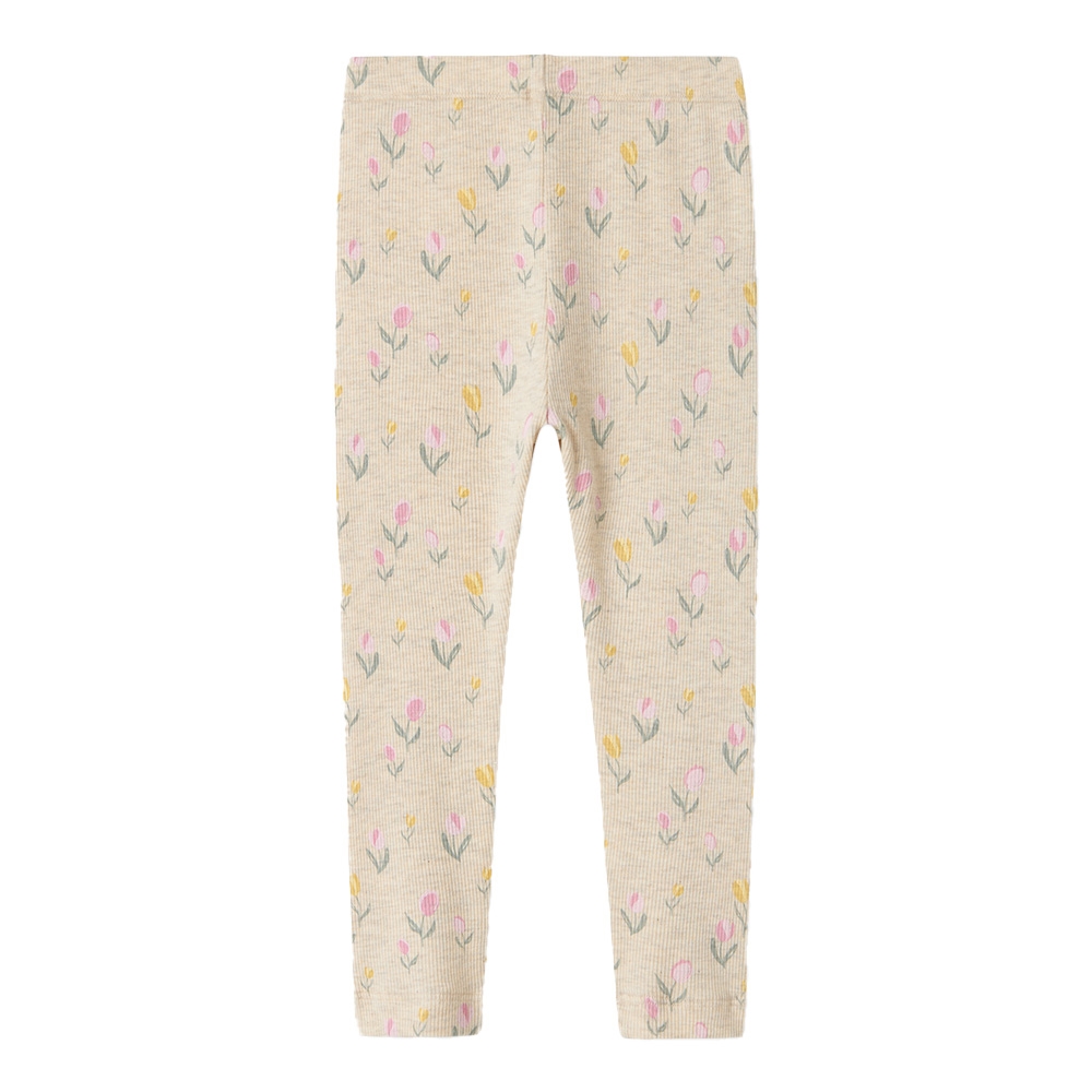 Name It - Nmfflowerkab Legging - Peyote Melange