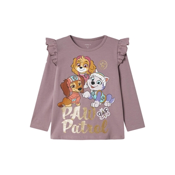 Name It - Nmfsabine Paw Ls Top Box Cplg - Toadstool