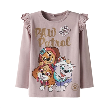 Name It - Nmfsabine Paw Ls Top Box Cplg - Burnished Lilac Toadstool