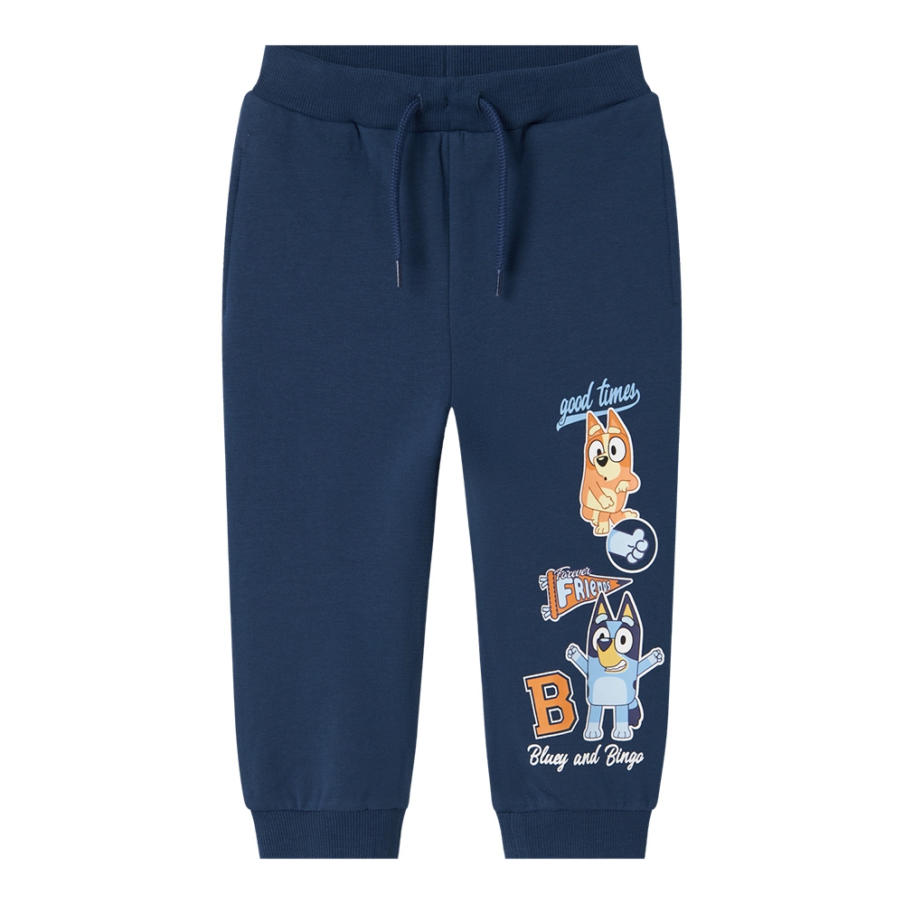 Name It - Nmmsilas Bluey Nreg Sweat Pant Bru Sky - Insignia Blue