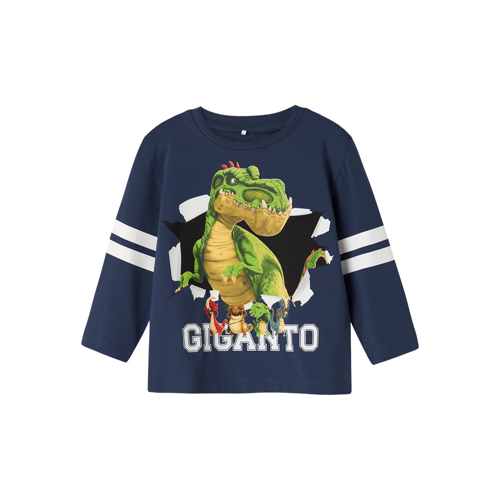 Name It - Nmmsof Giganto Ls Nreg Top Vde - Insignia Blue Mermaid