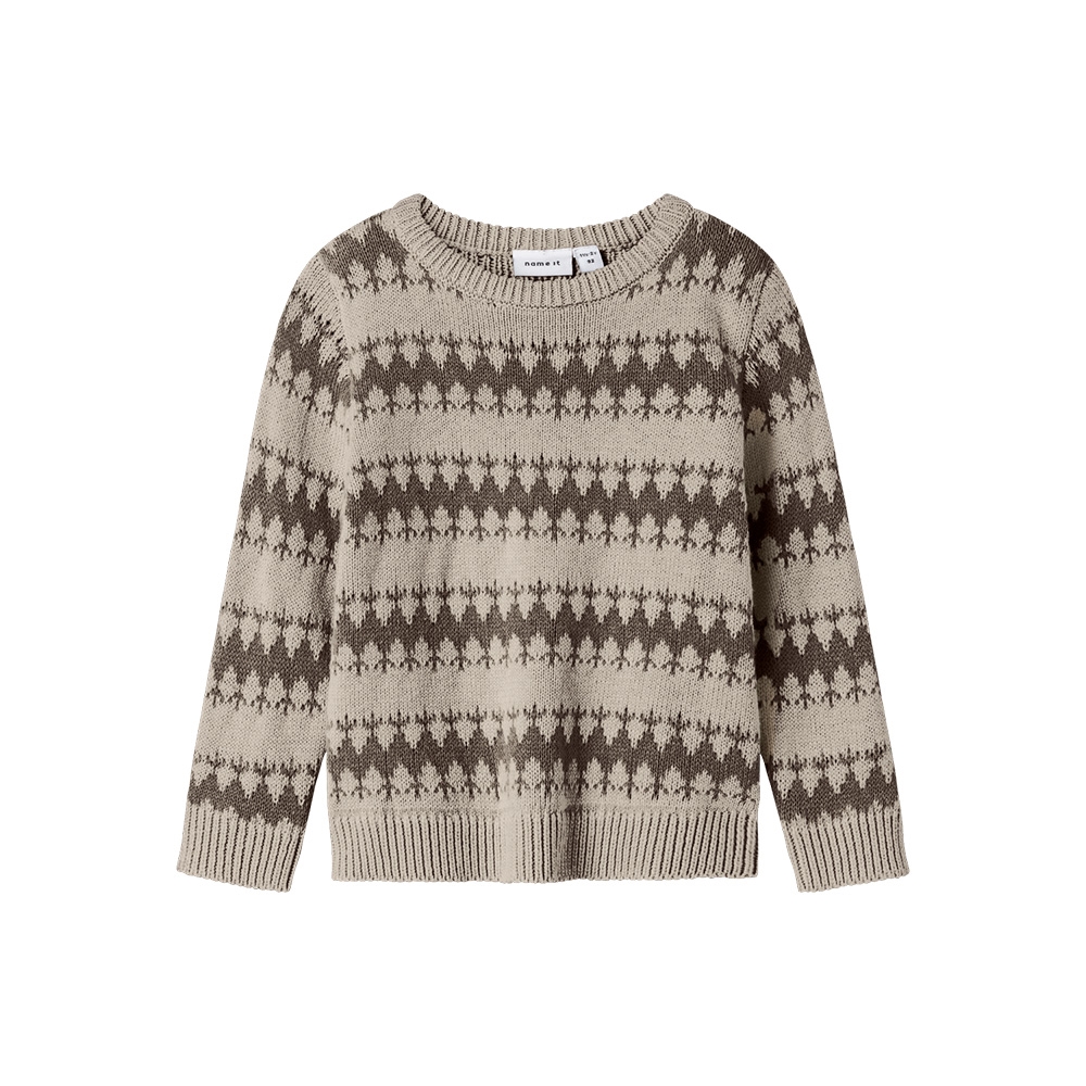 Name It - Nmmoscar Ls Knit - Island Fossil