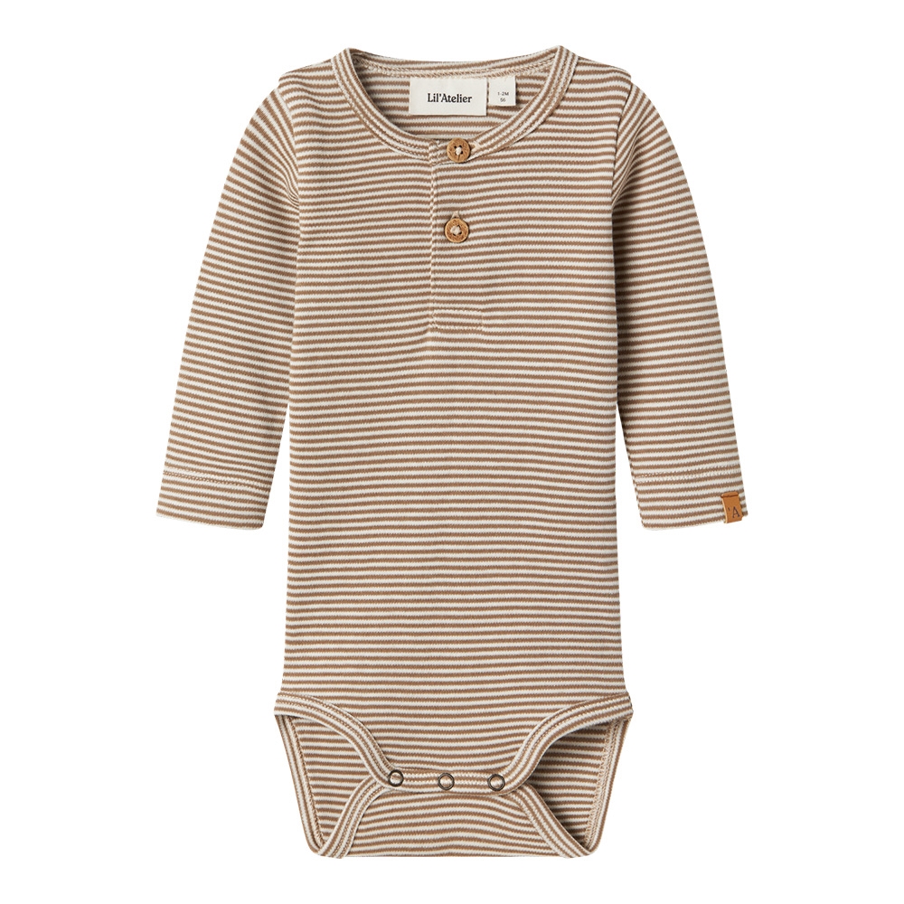 Lil\' Atelier - NBMOHIO LS SLIM BODY LIL - Turtledove