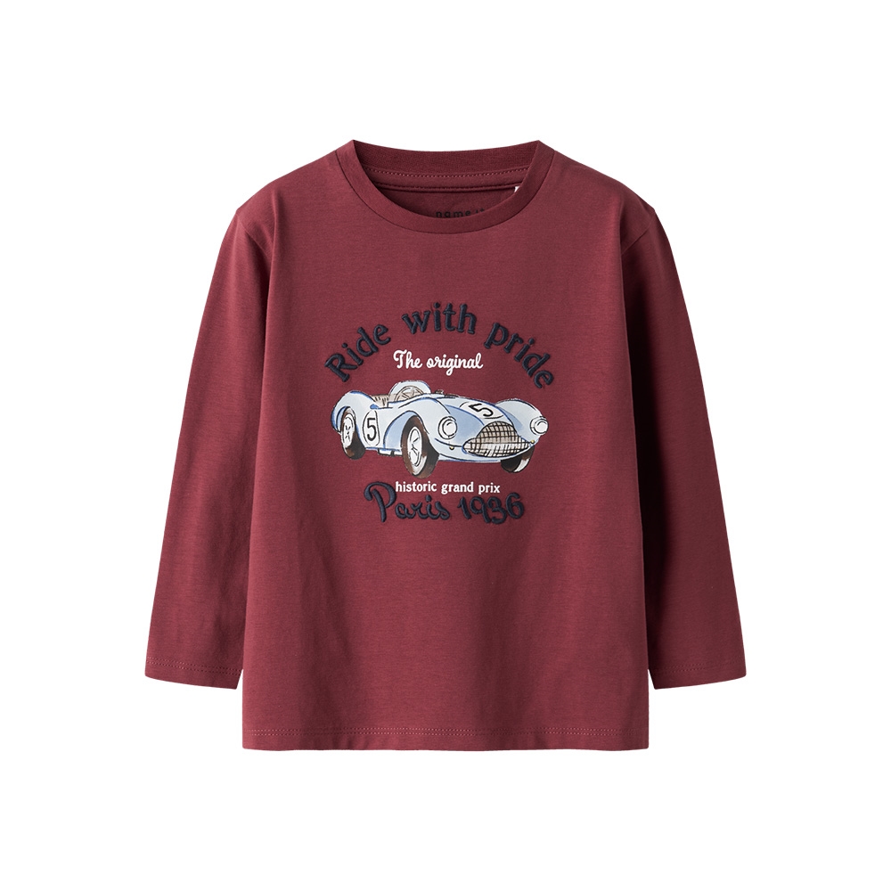 Name It - Nmmrubin Ls Nreg Top Box - Burnt Russet