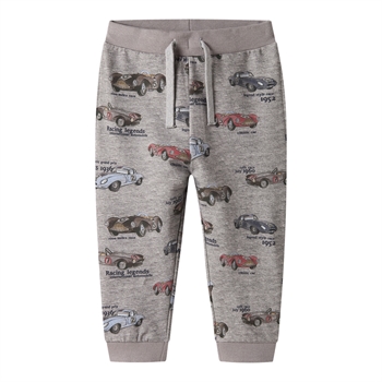 Name It - Nmmreiner Nreg Sweat Pant Bru Box - Grey Melange