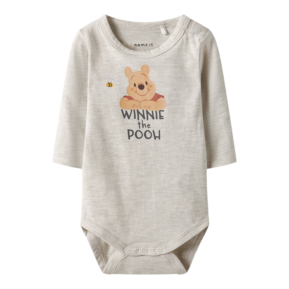 Name It - Nbnola Pooh Ls Body Wdi - Peyote Melange