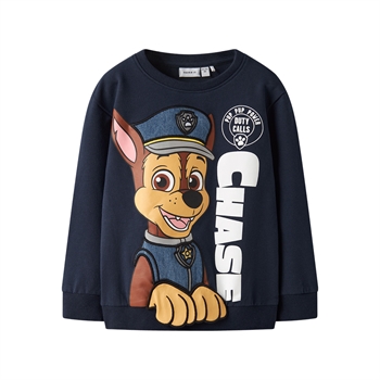 Name It - Nmmneel Paw Nreg Sweat Bru Cplg - Navy Blazer