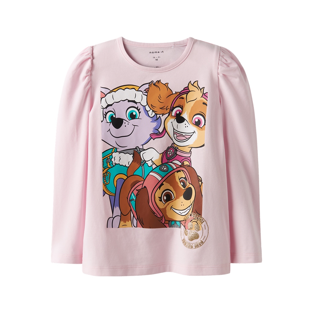 Name It - Nmfnaja Paw Ls Top Box Cplg - Ballerina